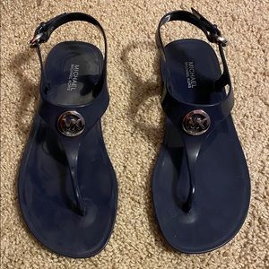 Navy Michael Kors Sandals